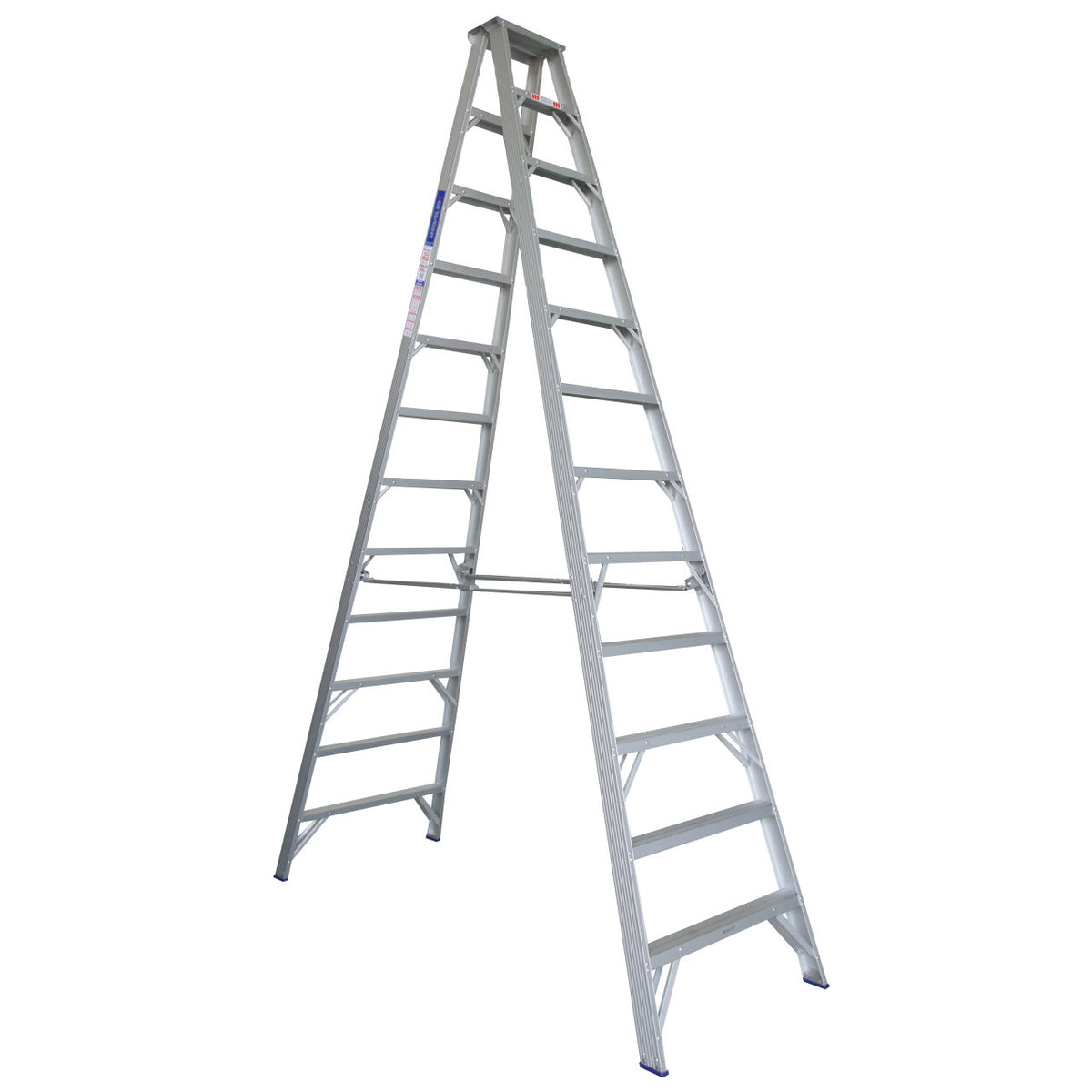 3.7m 150kg Aluminium Step Ladder | Construction Sites | Indalex