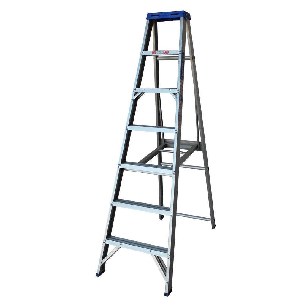 2.1m 180kg Aluminium Step Ladder | Industrial Use | Indalex