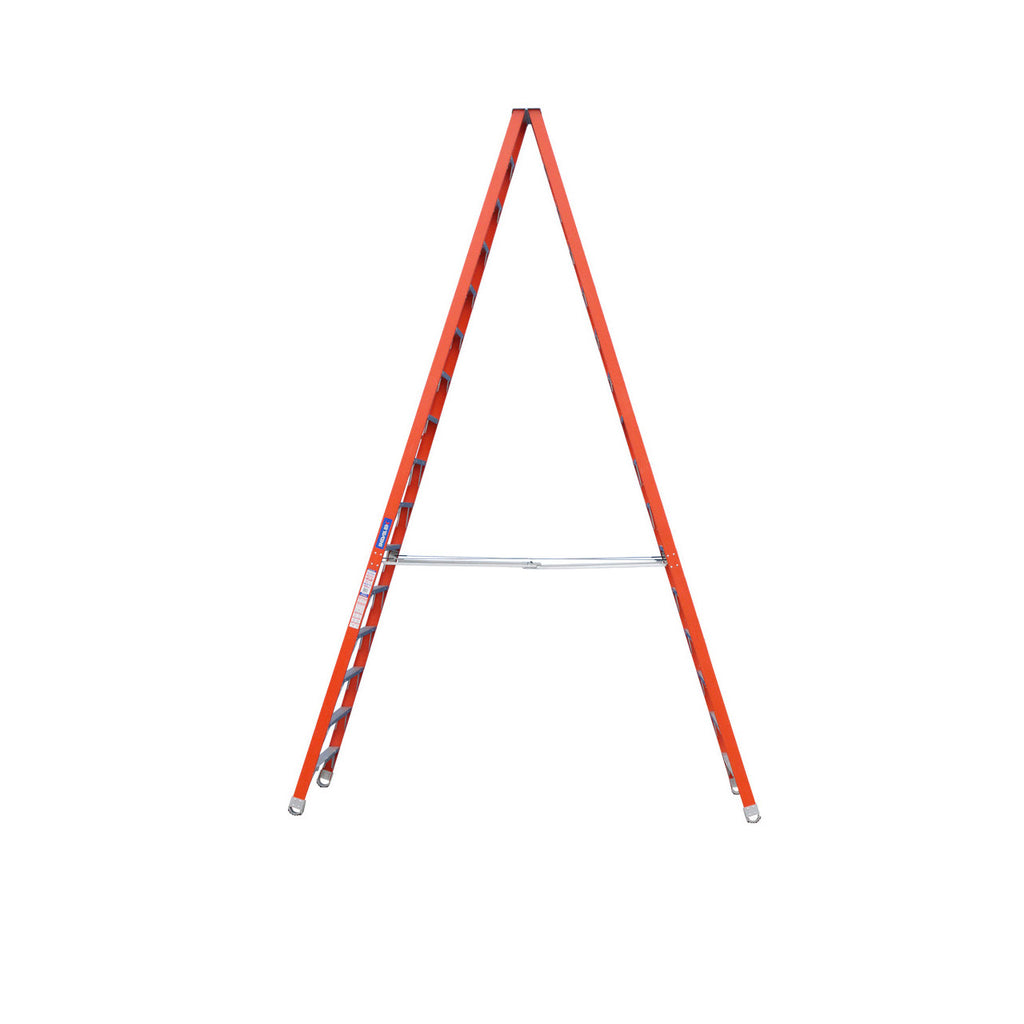 4.9m Fibreglass Step Ladder | Electrical Work | Indalex, view 2