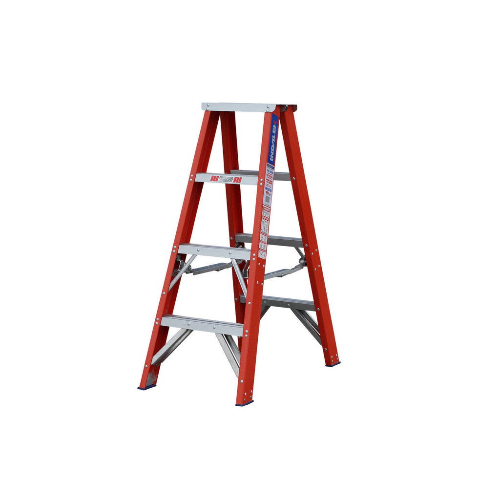 180kg 1.2m Fibreglass Step Ladder | Electrical Work | Indalex, view 3