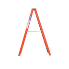 Double Sided 2.1m Fibreglass Step Ladder | Electrical Work | Indalex