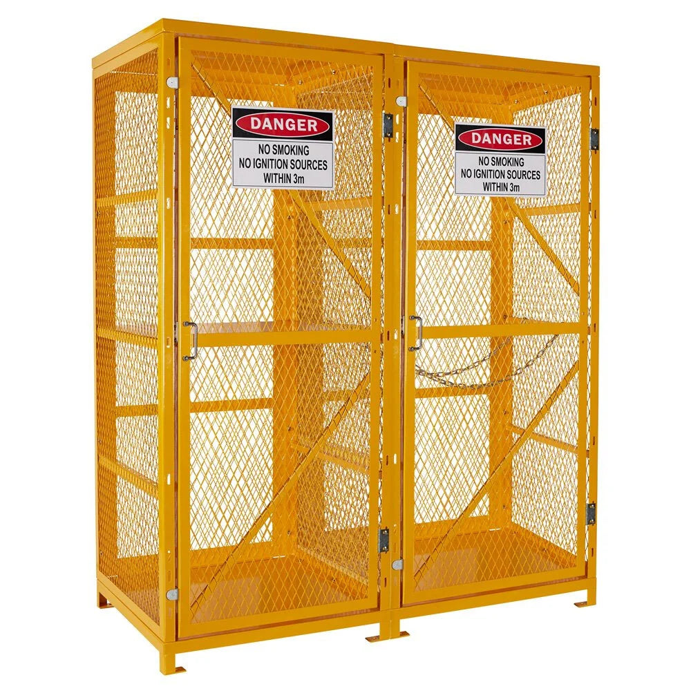 8 LPG & 9 G Cylinder Storage Cage | Industrial Sites | Team Systems