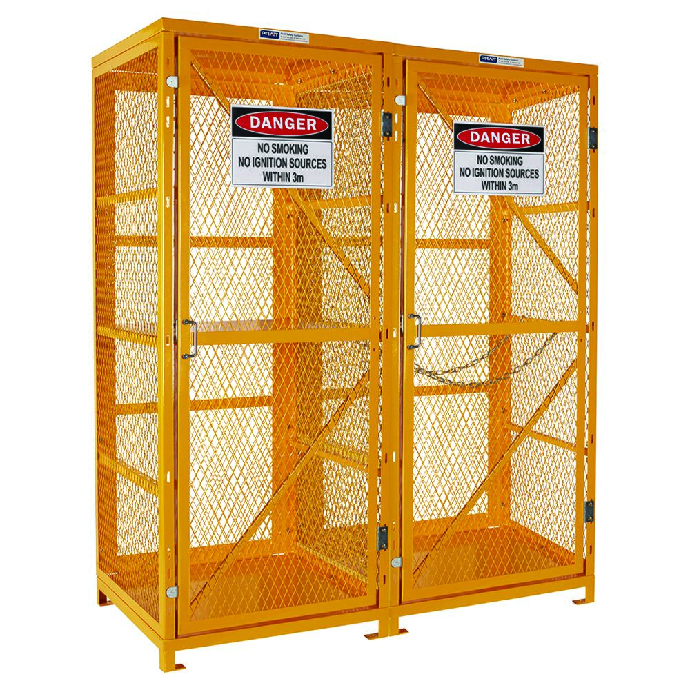 Forklift and Gas Cylinder Storage Cage
