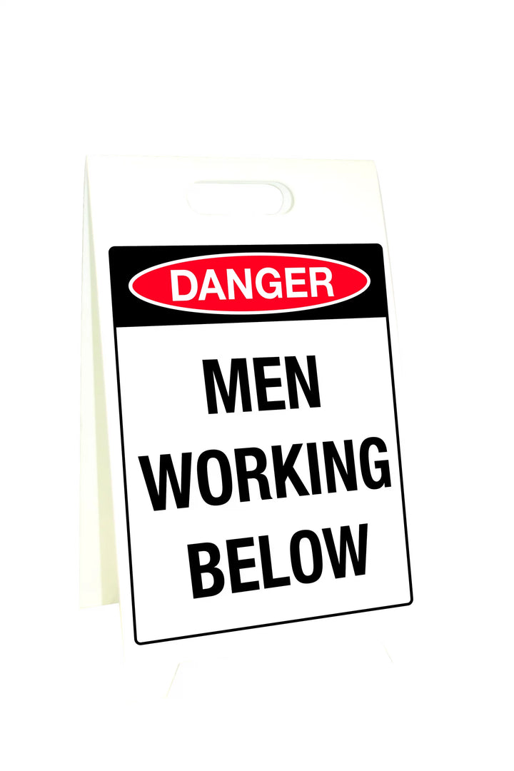 450x300mm Poly Danger Workers Below Safety Sign | Uniform Safety Signs