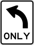 600x400mm Poly Directional Sign | Roadworks & Site Traffic | Uniform Safety Signs