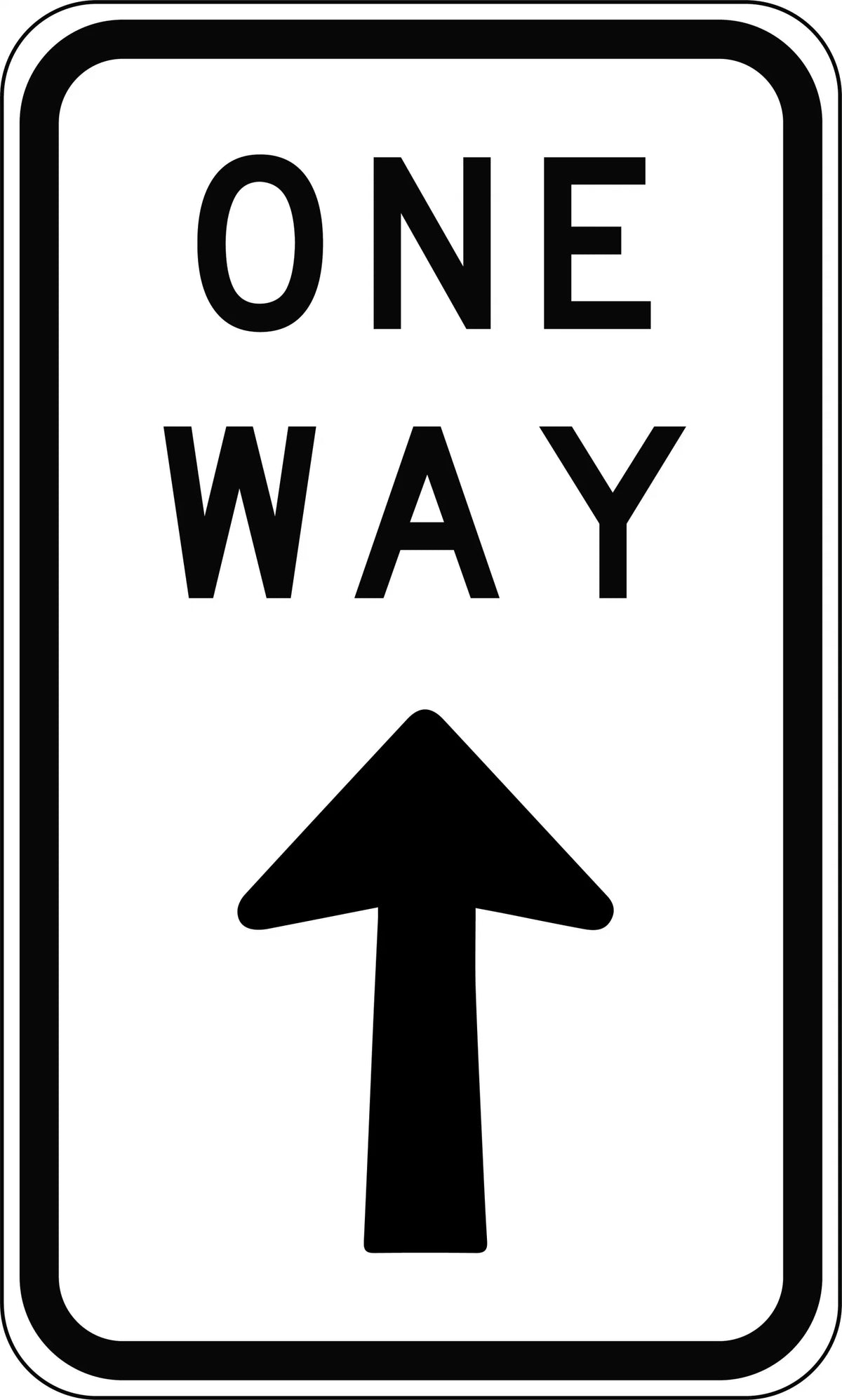Aluminium One Way Repeater | Roadworks and Traffic Control | Uniform Safety Signs