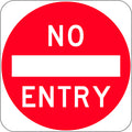 750x750mm No Entry Sign | Site Access Control | Uniform Safety Signs