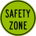 600mm Aluminium Safety Zone Sign | Roadworks sites | Uniform Safety Signs