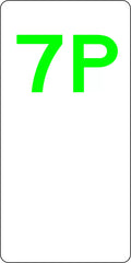 Aluminium 7 Hour Parking Sign | Commercial Car Parks | Uniform Safety Signs