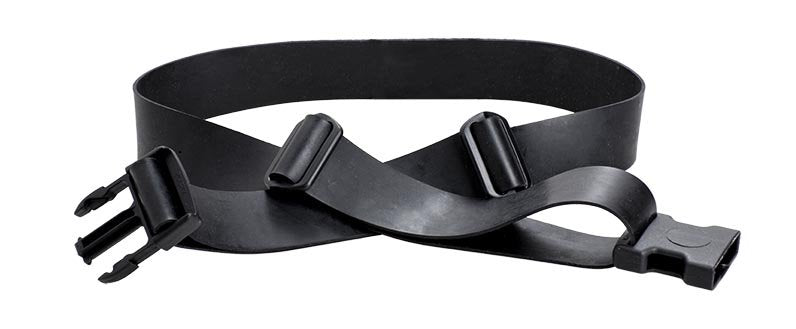 Belt with hose holder for clean air systems - view 1