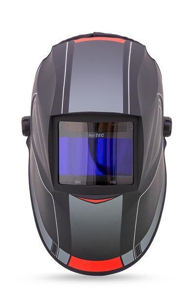 Welding helmet with air distribution - view 1