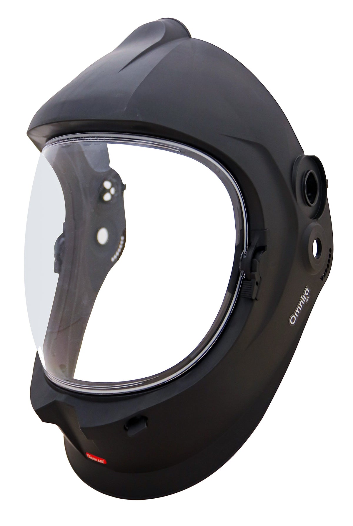 Helmet shell for respiratory protection