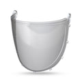 Clear impact visor for safety helmets