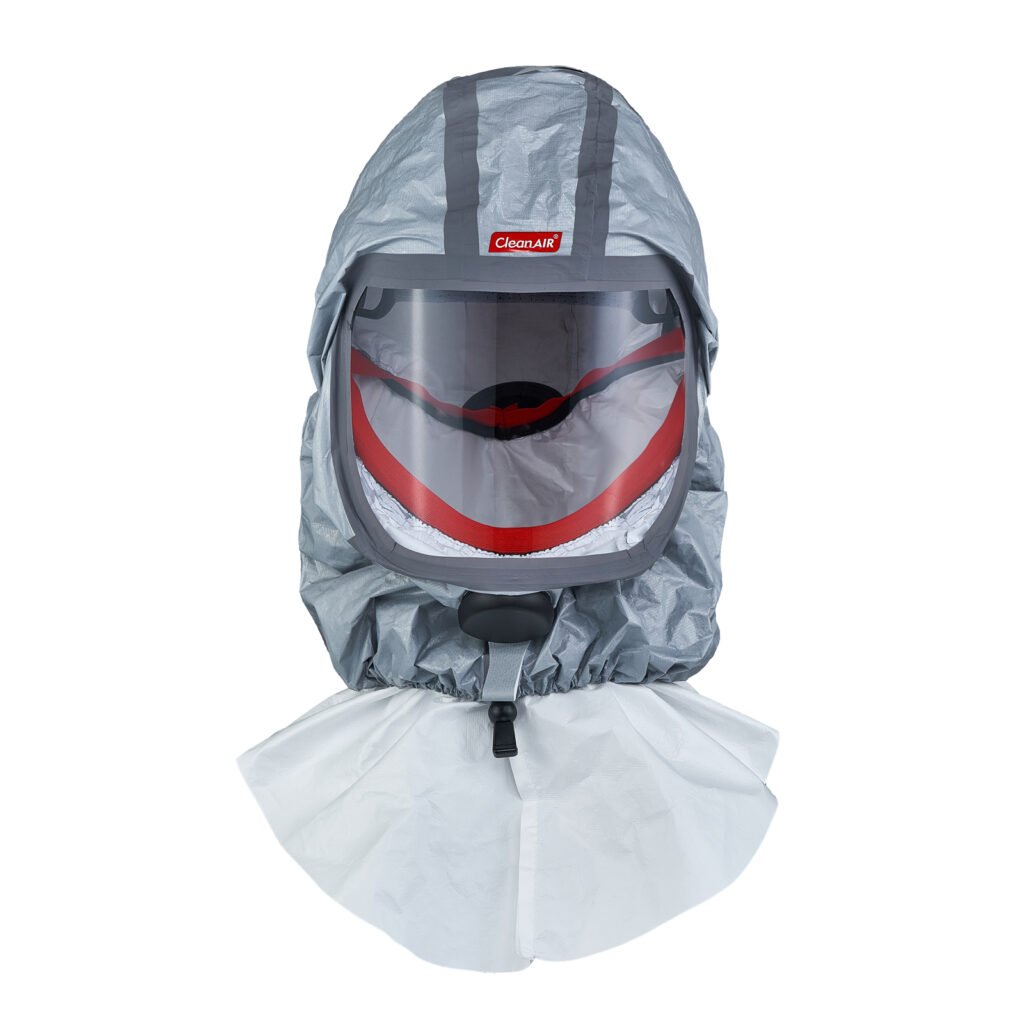CA-12 Chemical-Resistant Protective Hood - Grey - view 3
