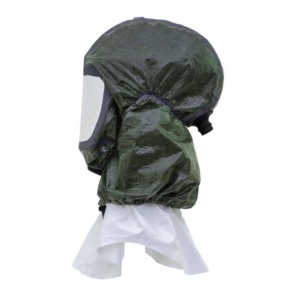 CA-12 Chemical-Resistant Protective Hood - Olive - view 2