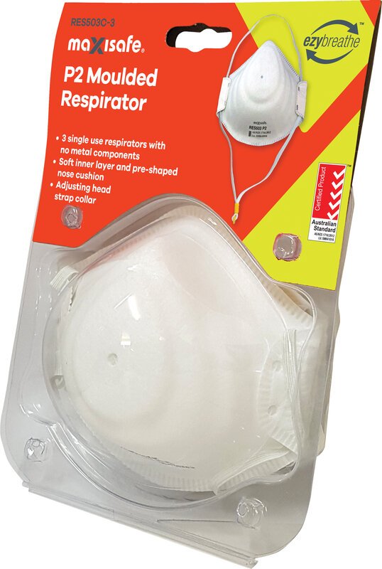 P2 Moulded Respirator Card of 3 - view 2