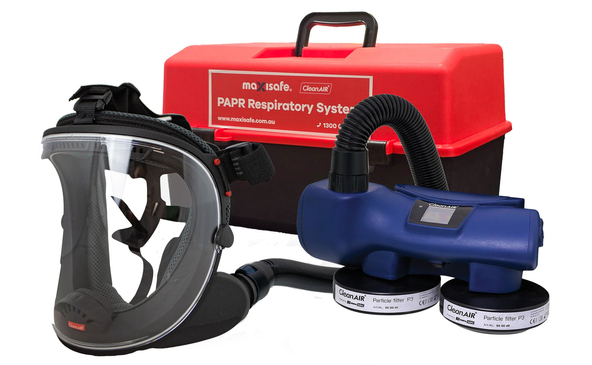 UniMask with 5-Point Harness and Chemical 2F PAPR Kit - view 1