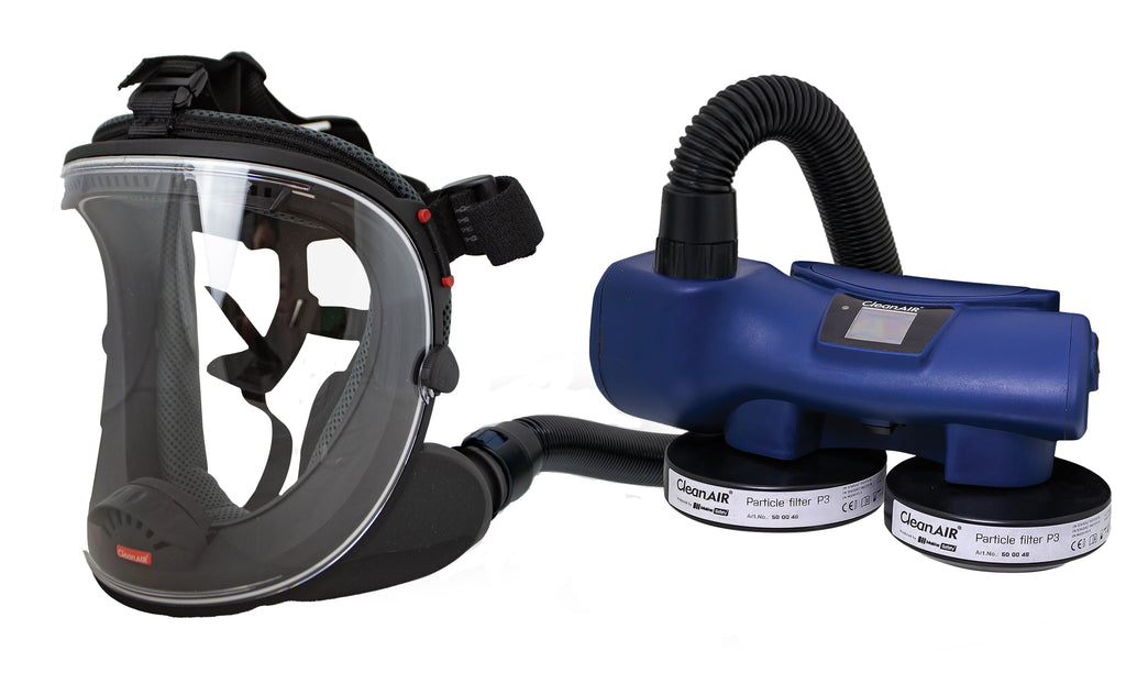UniMask with 5-Point Harness and Chemical 2F PAPR Kit - view 2