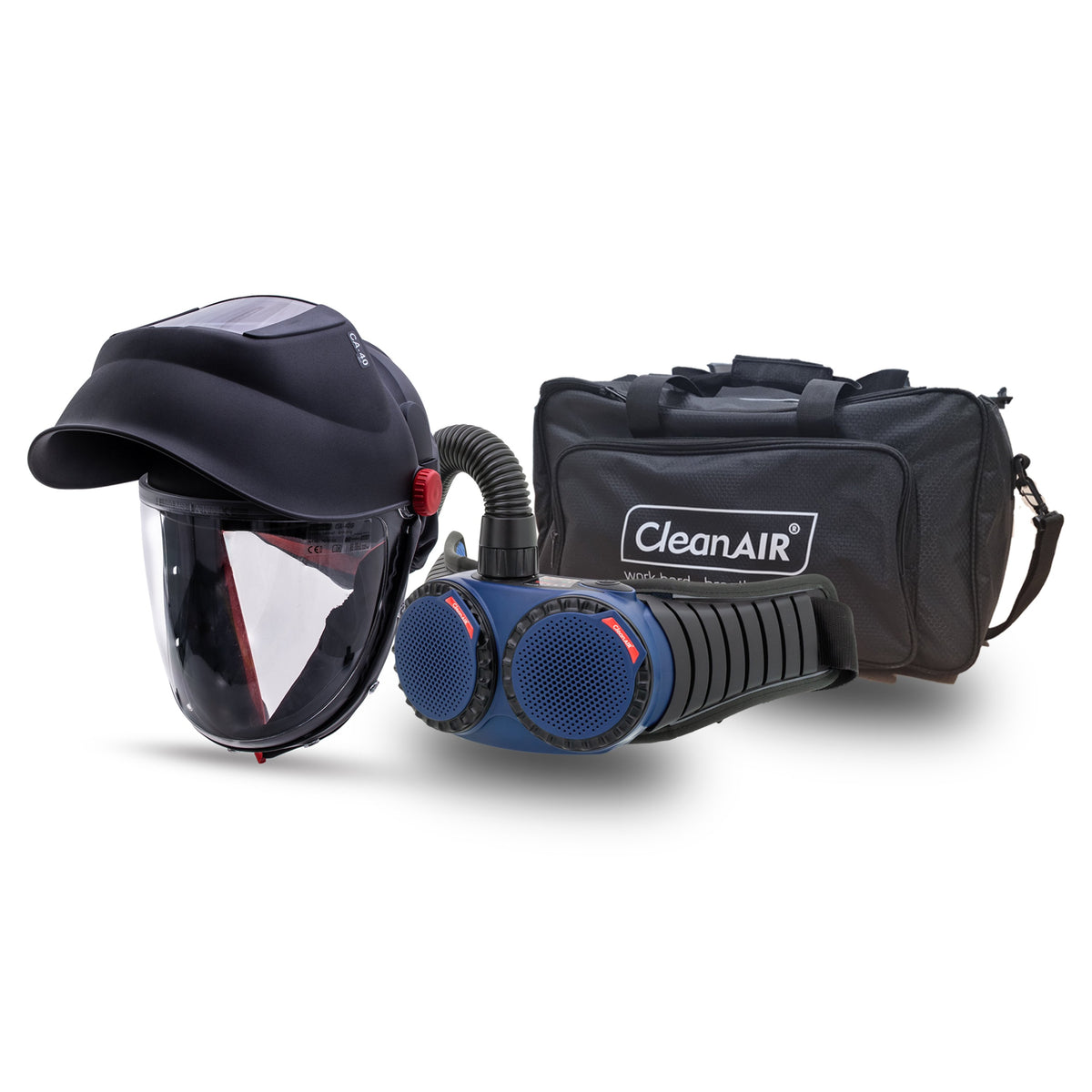 CA-40GW Flip-up Welding Hard Hat & AerGO PAPR Kit