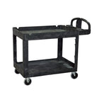230kg Rated 2 Shelf Utility Cart | Warehouse & Industrial | Team Systems