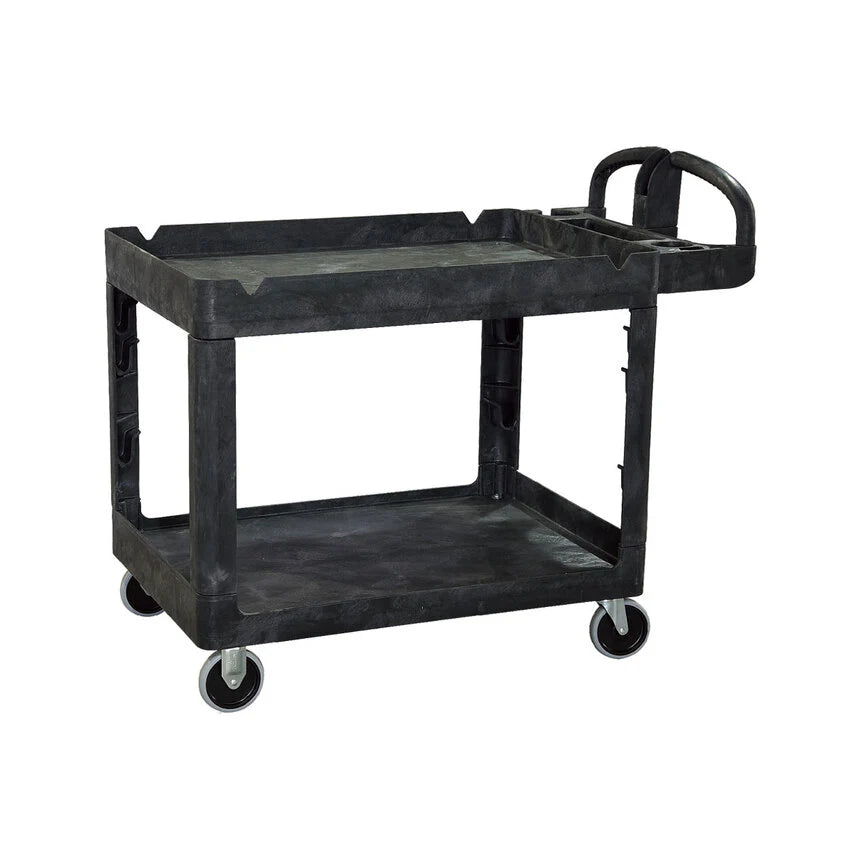 230kg Rated 2 Shelf Utility Cart | Warehouse & Industrial | Team Systems