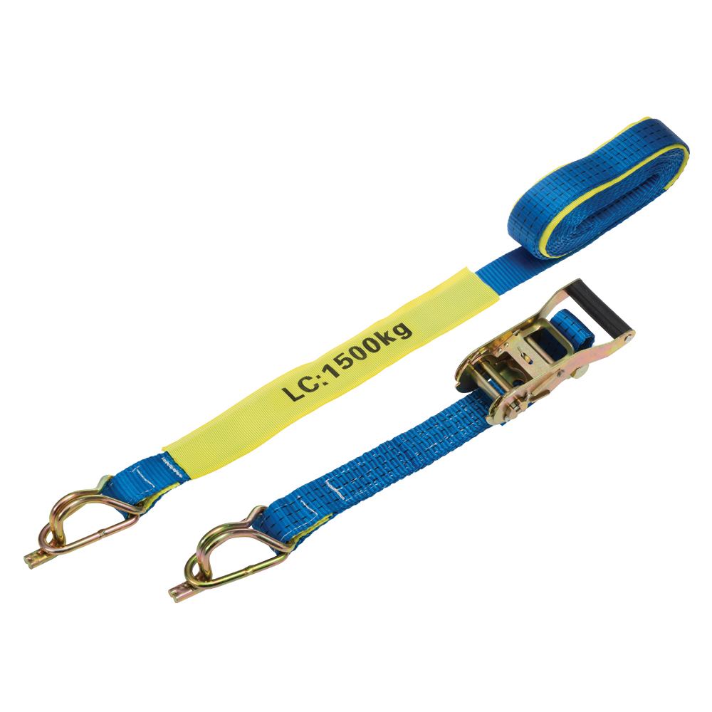 Ratchet Tie Down 35mmx6M 1.5T Captive J-Hook