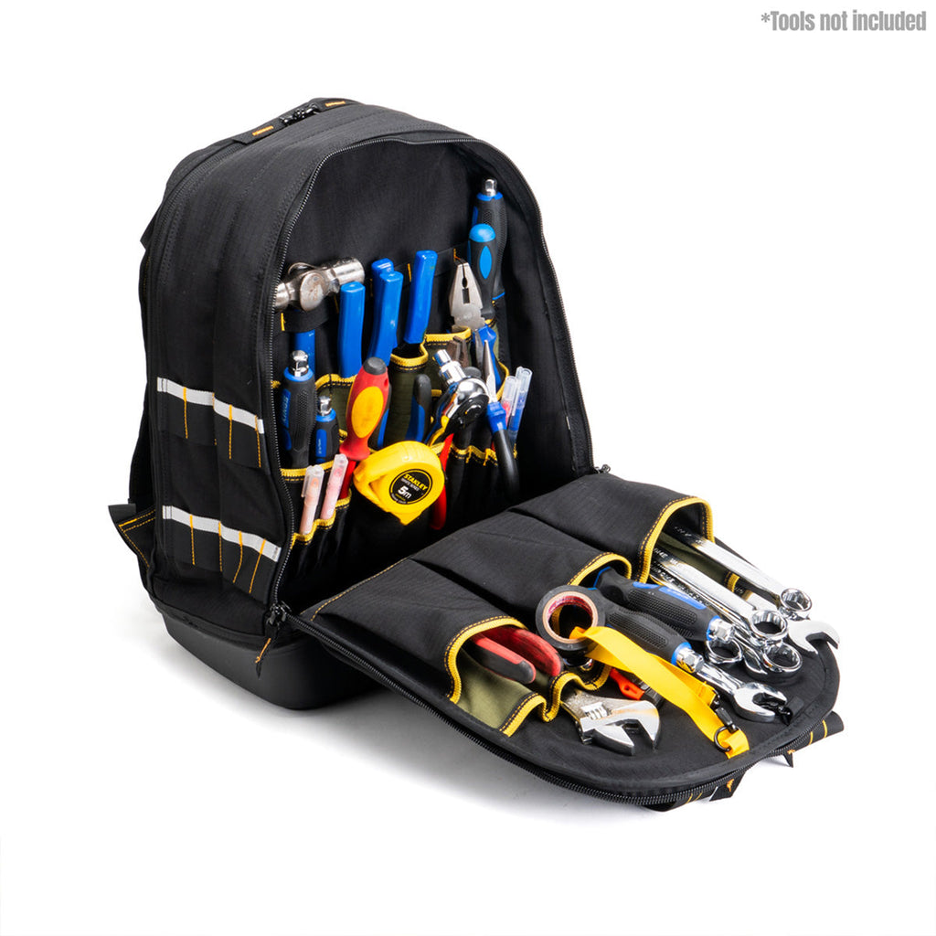 Rugged Xtremes TOOL BACK PACK 380 x 240 x 460mm BLK PCC 42L 2.7kg HARDBASE