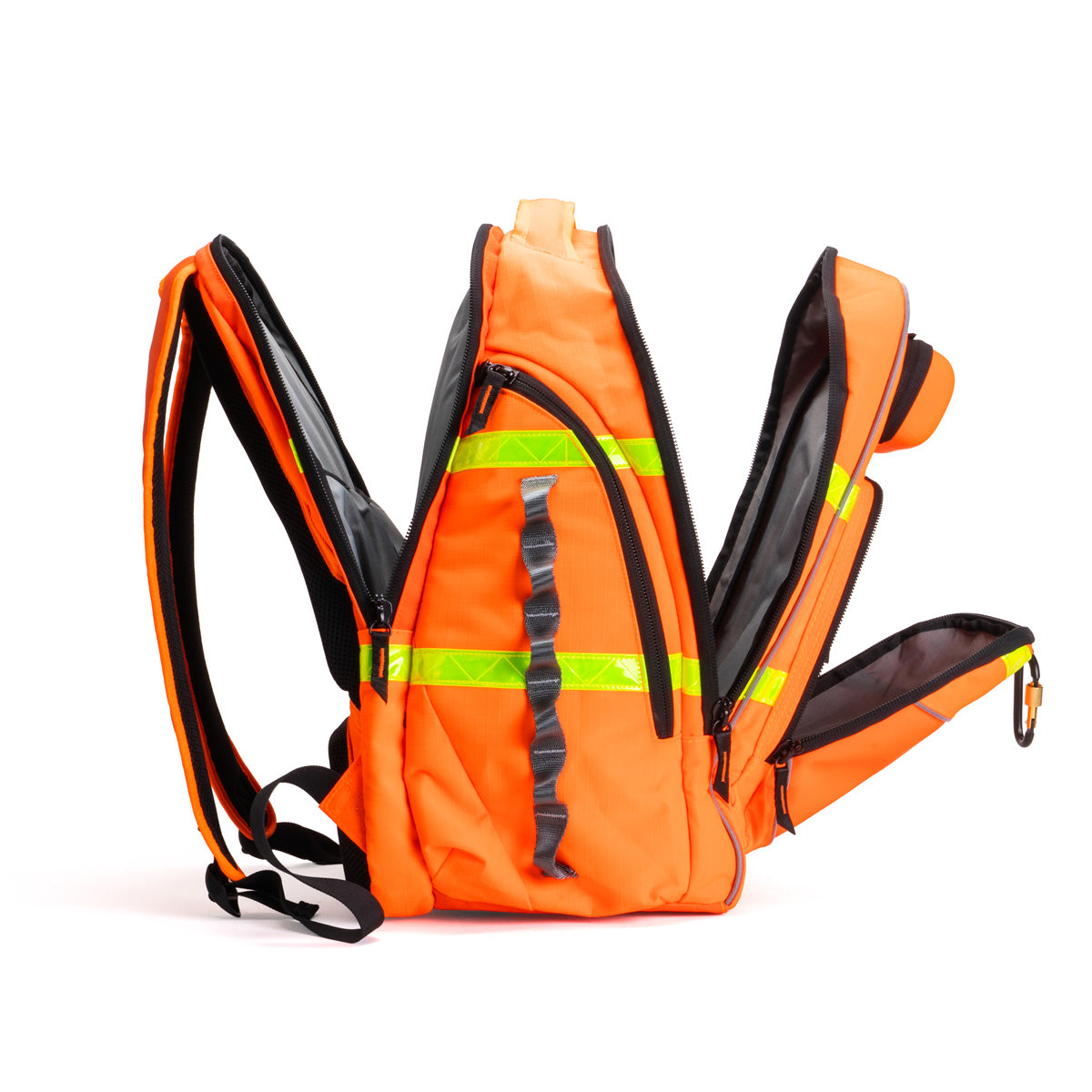 Rugged Xtremes ESSENTIALS LAPTOP/TRAVEL BACKPACK CANVAS 320 x 300 x 500mm HIVIS ORANGE 45L 1.4kg RefTex™