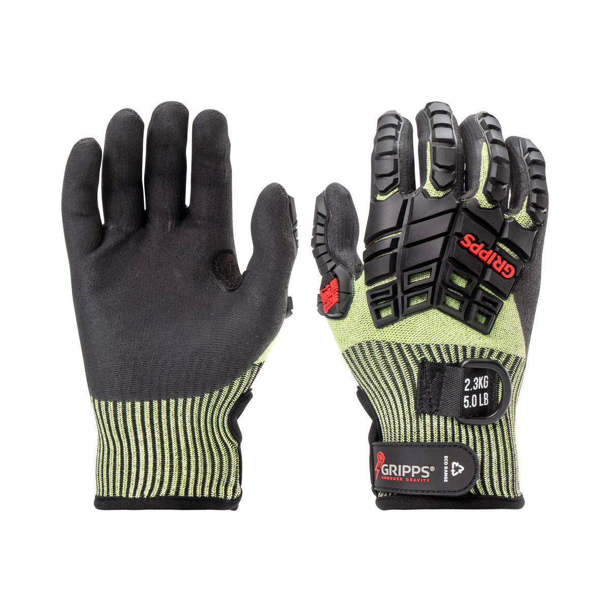 GRIPPS C5 Eco Impact Glove (Sizes XS, S, M, L, XL, 2XL, 3XL)