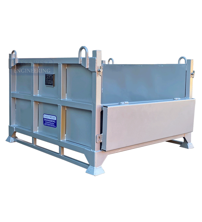 115cm Square Storage Bin | Workshop & Warehouse Use | East West Engineering, view 2