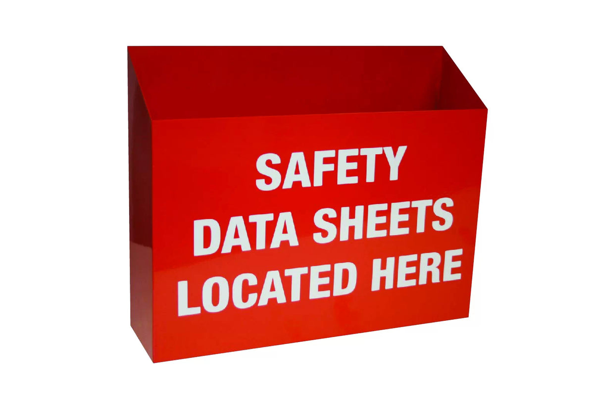 370x300mm Steel SDS Indoor Station | Chemical Storage | Uniform Safety Signs