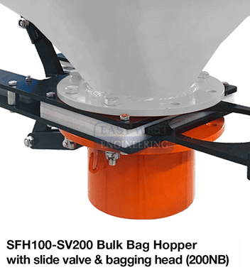 1000KG Hopper with Slide Valve | Industrial Waste Management | East West Engineering