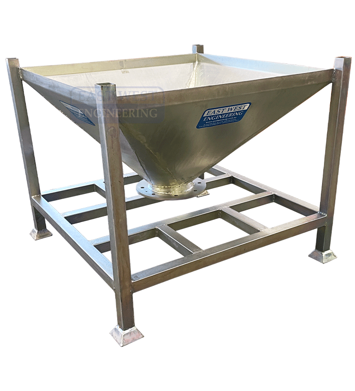 1000KG Working Load Limit Hopper | Site Waste Collection | East West Engineering