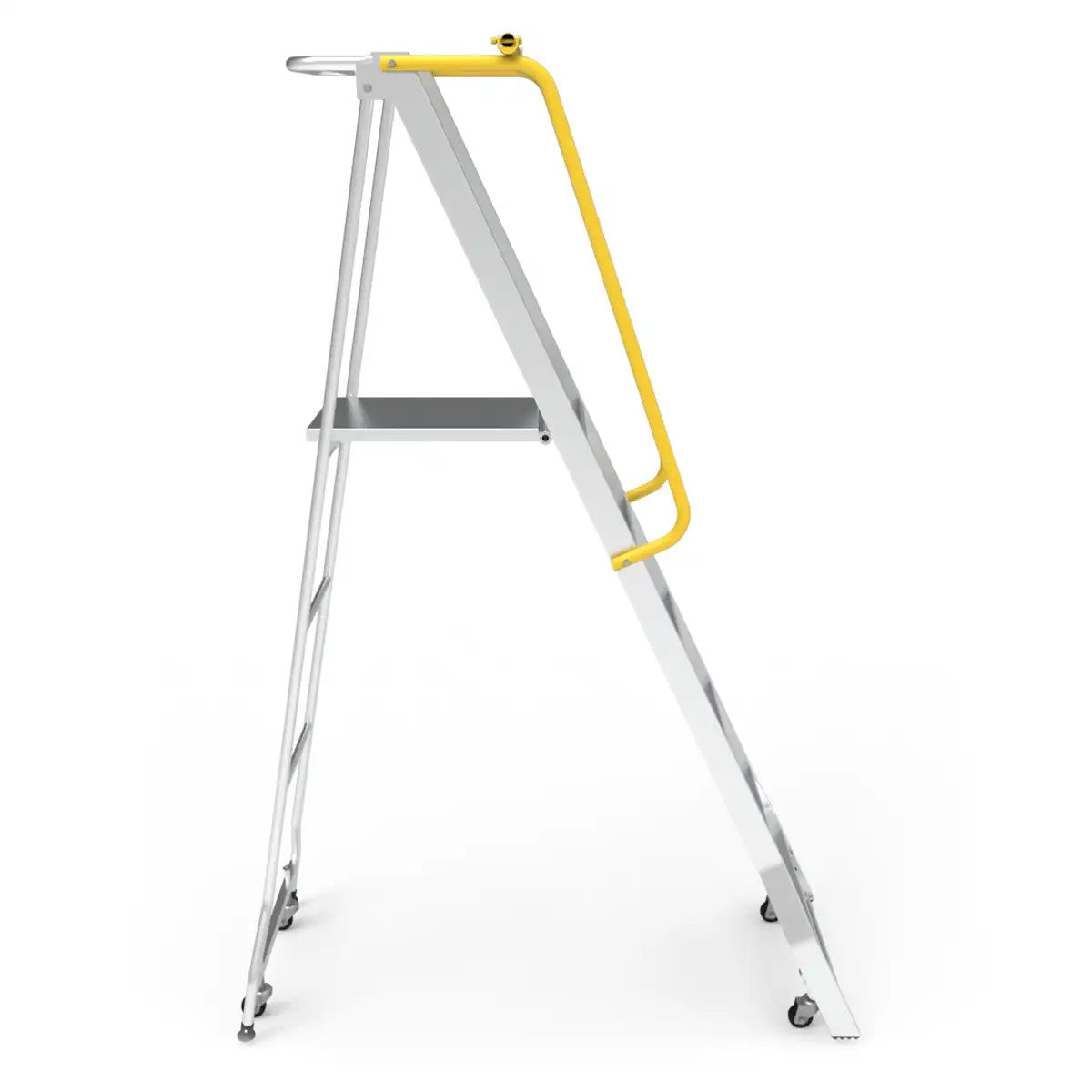 1800mm Folding Platform Ladder | Warehouse Maintenance | Star Aluminium, view 5