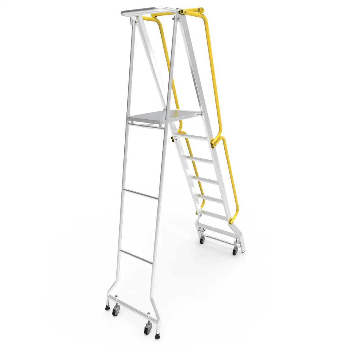 2100mm Platform Ladder | Warehouse Maintenance | Star Aluminium, view 3