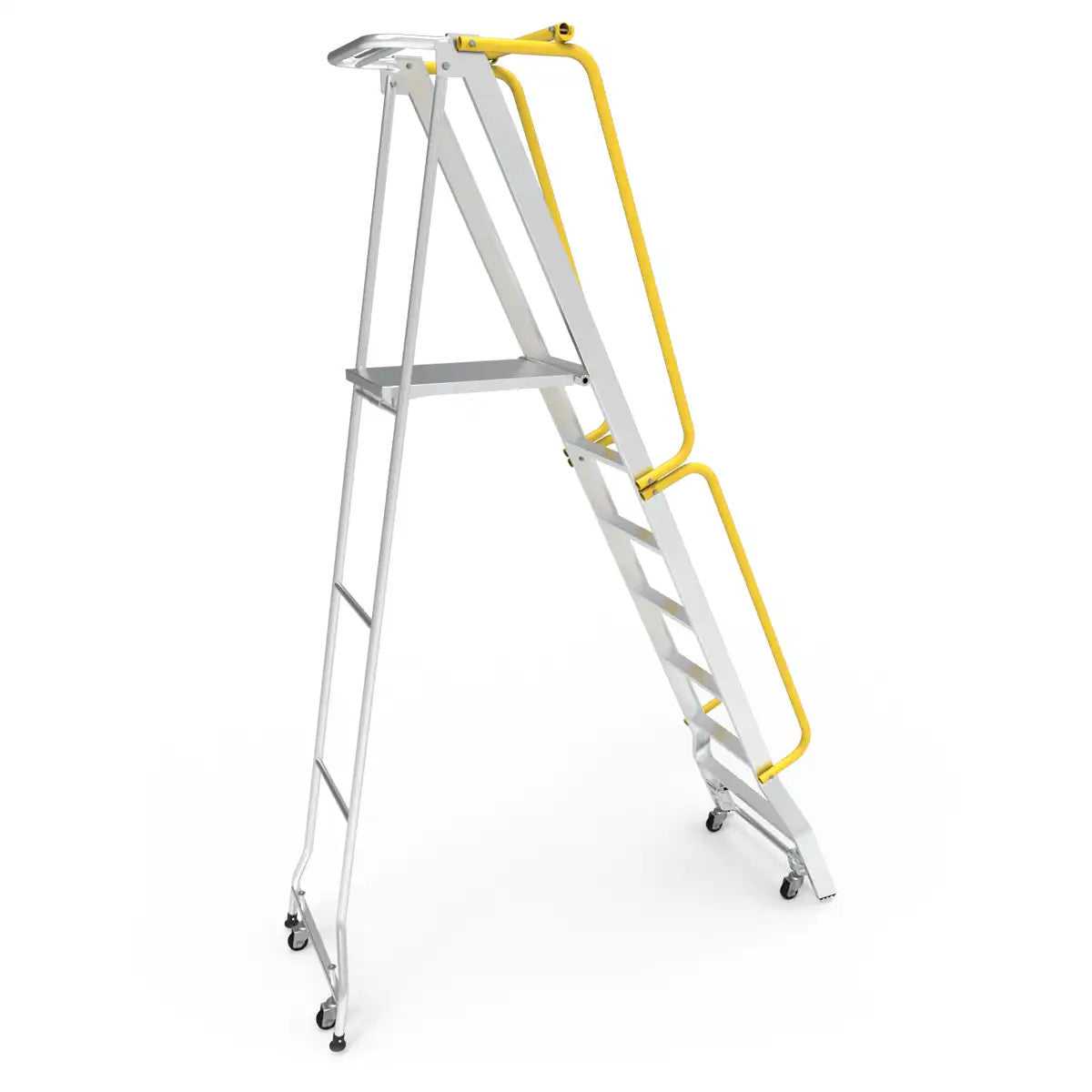 2100mm Platform Ladder | Warehouse Maintenance | Star Aluminium, view 4