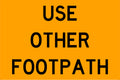 600x600mm Footpath Swing Stand | Pedestrian Diversions | Uniform Safety Signs