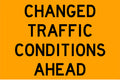 900x600mm Changed Traffic Conditions Sign | Roadworks | Uniform Safety Signs