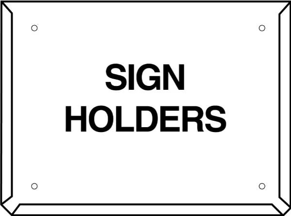 800x600mm Hazchem Placard Holder | Chemical Storage | Uniform Safety Signs