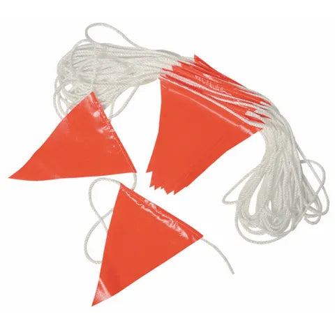 30M Orange Bunting Safety Flag | Site Perimeter Marking | ATS Global