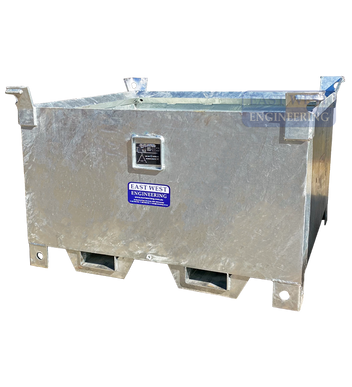 0.7cum Capacity Crane Bin | Industrial Materials Handling | East West Engineering