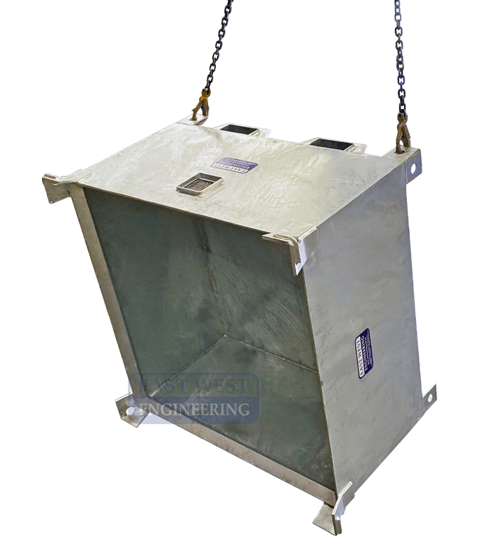 2000 kg Working Load Limit Crane Bin | East West Engineering, view 3