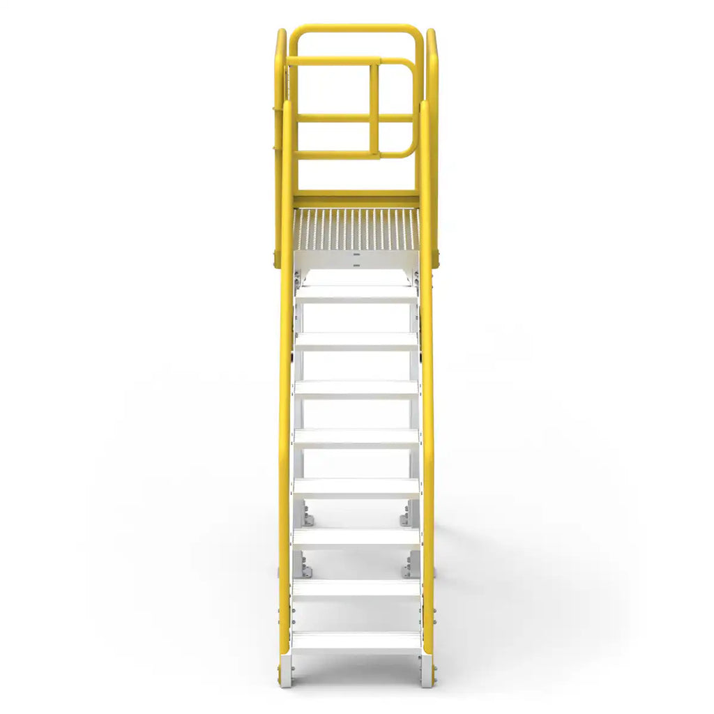 9 Step Aluminium Stair | Industrial Access Platforms | Star Aluminium, view 2