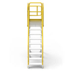 9 Step Aluminium Stair | Industrial Access Platforms | Star Aluminium, view 2
