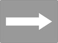 600x400mm Arrow Poly Stencil | Warehouse Floor Marking | Uniform Safety Signs