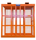 450.00 x 60.00 x 158.00 cm Storage Cage | Workshop Tyre | East West Engineering