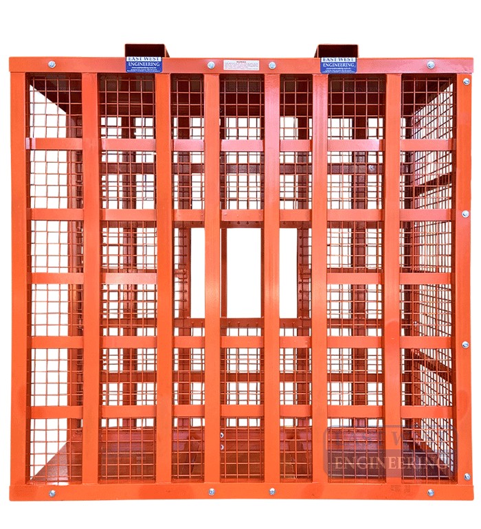 191.00 cm L x 94.00 cm W Tyre Blast Protection Cage | East West Engineering