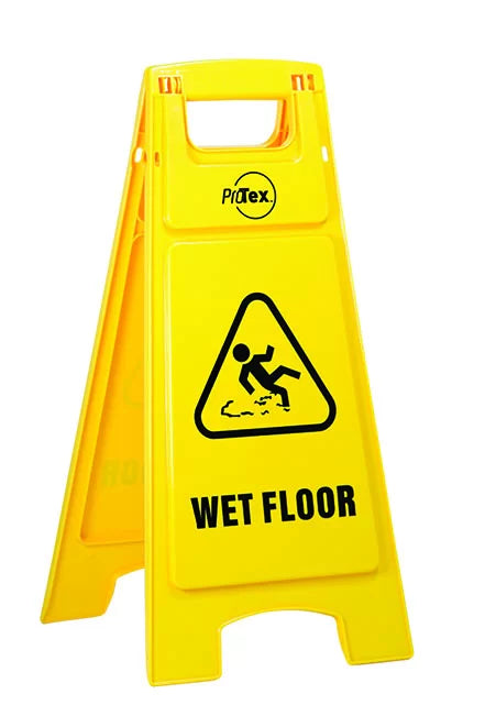 Plastic A-Frame Wet Floor Sign | Commercial Cleaning | Uniform Safety Signs