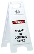 Plastic A-Frame Confined Space Sign | Site Safety | Uniform Safety Signs