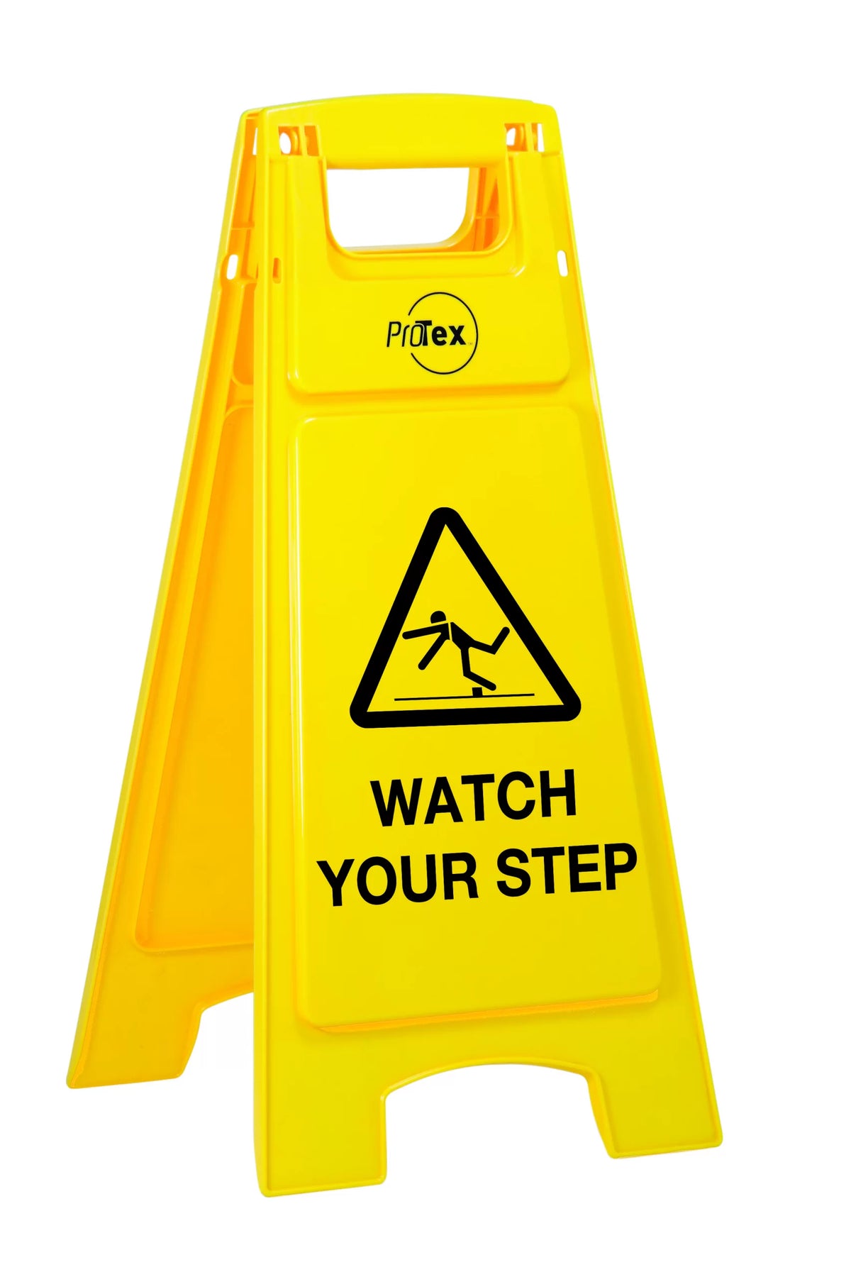 Plastic A-Frame Watch Your Step Sign | Site Safety | Uniform Safety Signs
